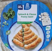 Spinach And Cheese Pastry Swirl