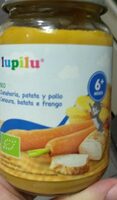 Comida bebé zanahoria, patata y pollo
