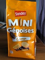 Mini génoises orange