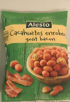 Cacahuètes enrobées saveur bacon