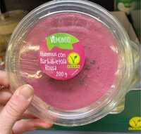 Hummus con barbabietola rossa