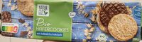 Bio Hafercookies mit Vollmilchschokolade