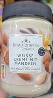 Weisse Creme mit Mandel