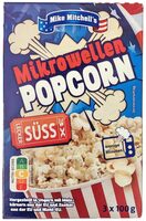 Mikrowellen Popcorn, süss