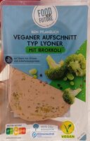 Veganer Aufschnitt Typ Lyoner mit Brokkoli