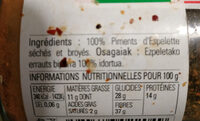 Piment d'Espelette AOP