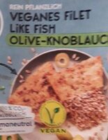 Veganes Filet Like Fish Olive Knoblauch