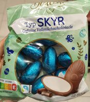 Skyr gefüllte Vollmilchschokolade