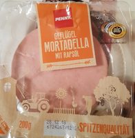 Geflügel mortadella mit Rapsöl