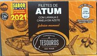 Filetes de Atum com Laranja e Canela em Azeite