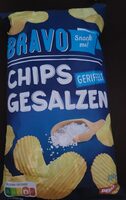 Chips gesalzen