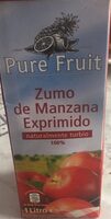 Zumo de manzana exprimido