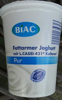 Fettarmer Joghurt mit L. CASEI-431 Kulturen