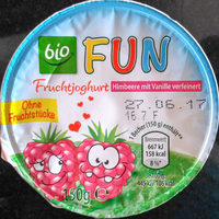 Fruchtjoghurt Himbeere mit Vanille verfeinert
