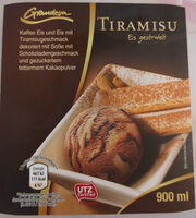 Tiramisu Eis gestrudelt