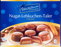 Nugat-Lebkuchen-Taler - Vollmilch