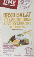 Orzo Salat Mit Käse, Croutons Und Styler Art Dressing
