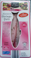 Heringsfilets mariniert