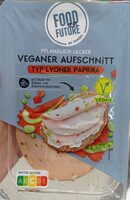 Veganer Aufschnitt typ Lyoner Paprika