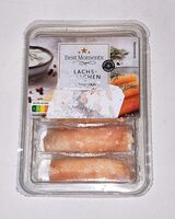 Lachsröllchen mit Frischkäse