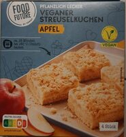 Veganer Streuselkuchen - Apfel