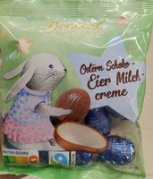 Ostern Schoko-Eiern Milchcreme