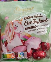 Ostern Schoko Eier Joghurt Creme