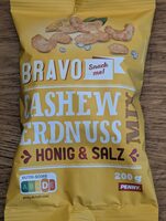 Bravo Cashew Erdnuss Honig & Salz