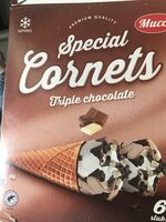 Special Cornets Triple chocolate