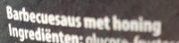 Barbecuesaus met honing
