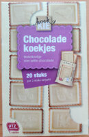 Chocolade koekjes boterkoekje met witte chocolade
