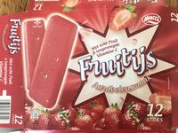 Fruitijs aardbeiensmaak