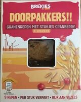 Doorpakkers!! Granenrepen met stukjes cranberry