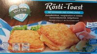 Rösti-Toast mit Schinken und Schmelzkäse