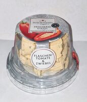 Frischkäse-Gipfel - Flaschentomate & Zwiebel