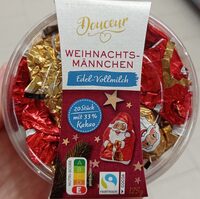 Weihnachts-Männchen Edel-Vollmilch