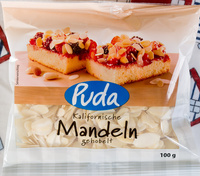 Kalifornische Mandeln gehobelt