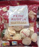 Feine Kugeln Weiße Schokolade