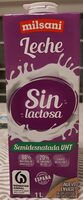 Milsani Leche sin lactosa semidesnatada UHT