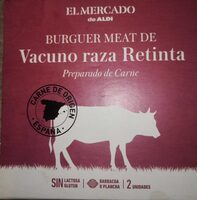 Burguer Meat de Vacuno Raza Retinta