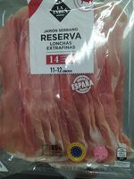 Jamon Serrano Reserva. Lonchas extrafinas