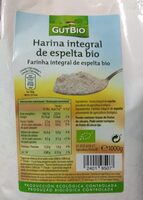 Harina integral de espelta bio
