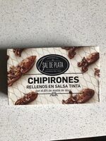 Chipirones rellenos en salsa tinta