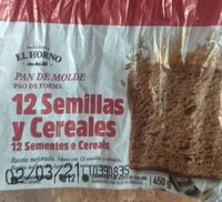 Pan de molde 12 semillas y cereales