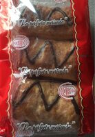Cañas de hojaldre rellenas de chocolate