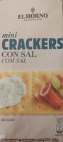 Mini crackers con sal