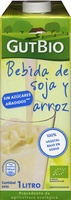 Bebida de soja y arroz