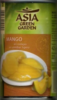 Mango en rodajas en almíbar ligero