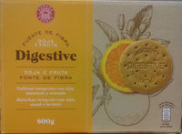 Galletas con soja, manzana y naranja