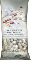 Cacahuetes con cáscara tostados con sal